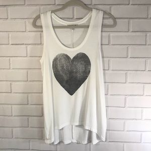 Express Heart Tank Top Size M